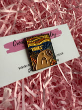 Load image into Gallery viewer, Capybara Painting Pin Badge
