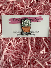 Load image into Gallery viewer, Aloe, how are you? Plant Pin Badge
