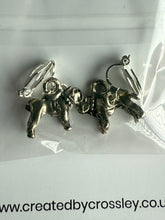Load image into Gallery viewer, Bulldog Dog Clip On Earrings
