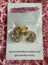 Load image into Gallery viewer, Moon Star Clip On Earrings
