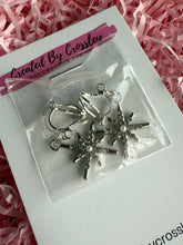 Load image into Gallery viewer, Gem Star Clip On Earrings
