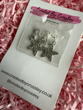 Load image into Gallery viewer, Gem Star Clip On Earrings
