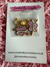 Load image into Gallery viewer, Love Heart Clip On Earrings

