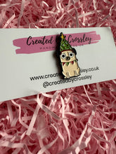 Load image into Gallery viewer, Christmas Pug Dog Pin Badge
