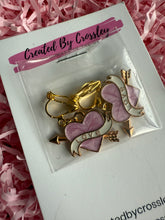 Load image into Gallery viewer, Love Heart Clip On Earrings
