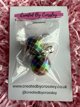 Load image into Gallery viewer, Multicolour Disco Ball Clip On Earrings
