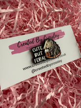 Load image into Gallery viewer, “Cute but feral” Possum Pin Badge
