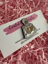 Load image into Gallery viewer, “One more chapter” Reading Skeleton Pin Badge
