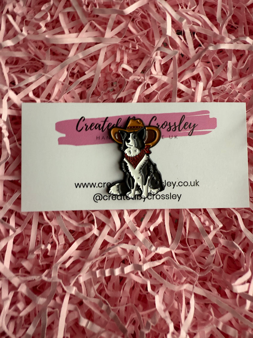 Cowboy Dog Pin Badge