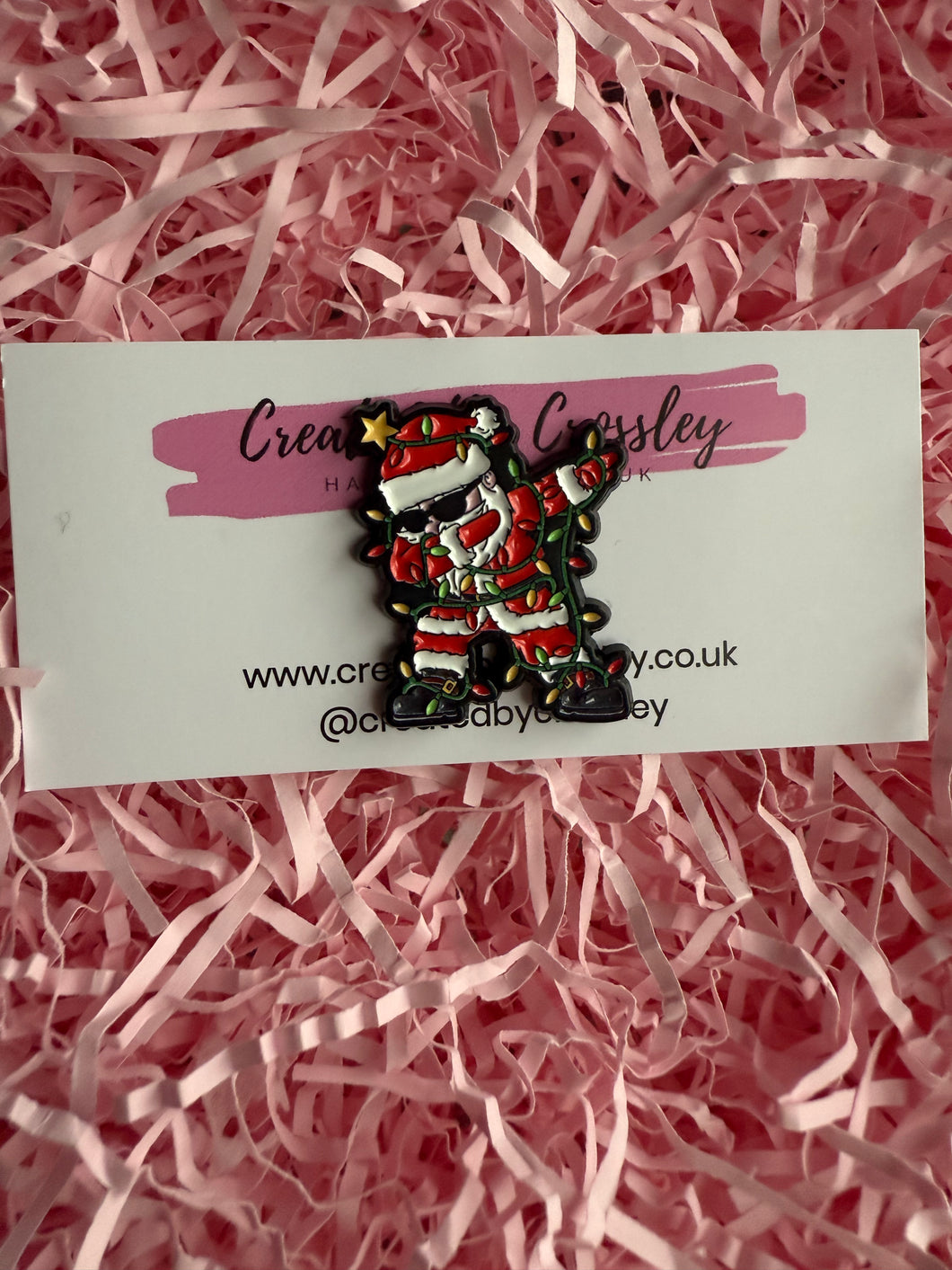Santa Pin Badge