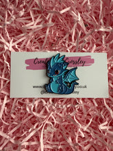 Load image into Gallery viewer, Blue Dragon Pin Badge
