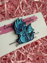Load image into Gallery viewer, Blue Dragon Pin Badge
