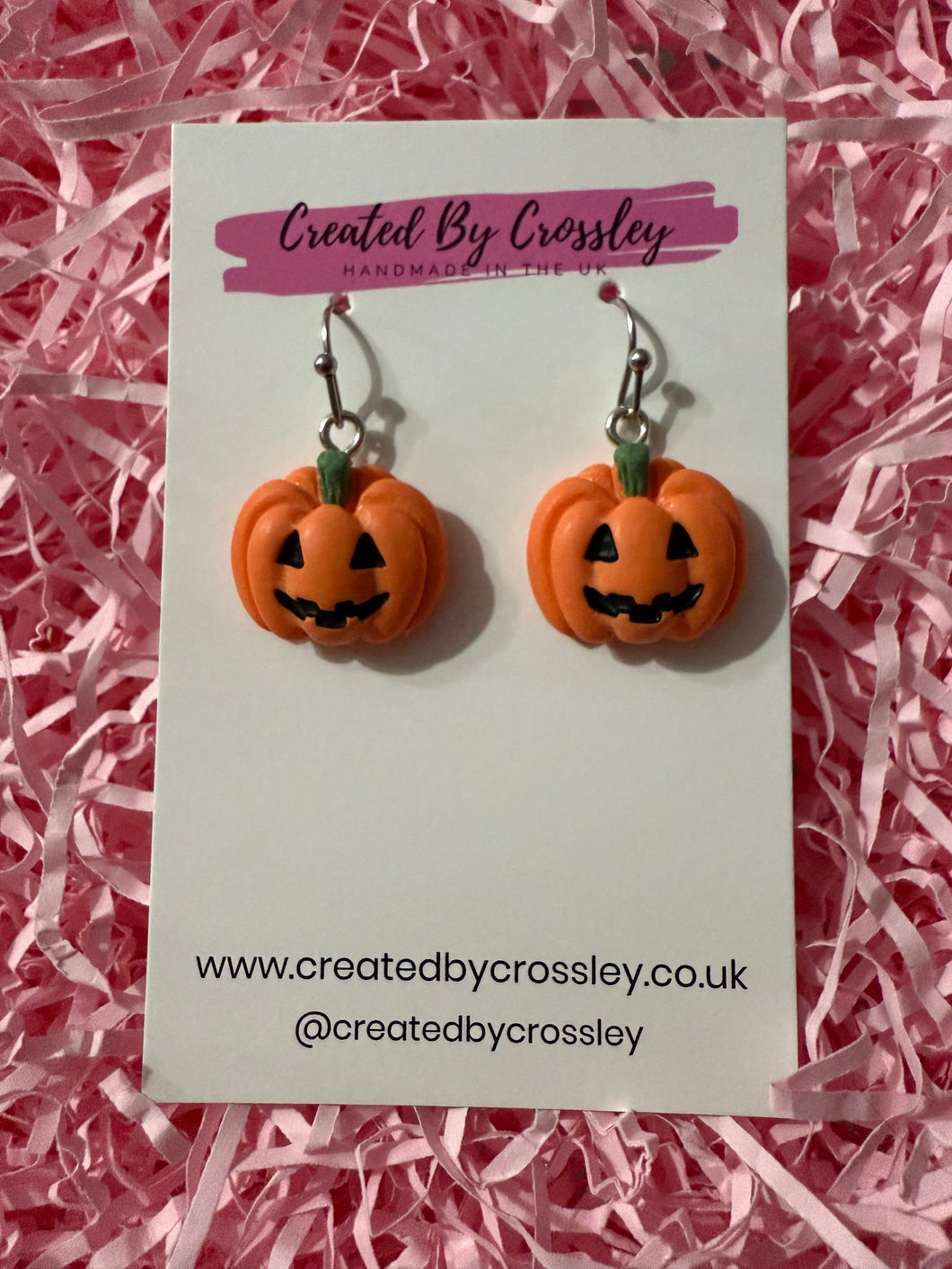 Pumpkin Charm Earrings