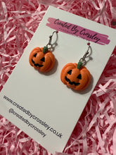Load image into Gallery viewer, Pumpkin Charm Earrings
