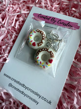Load image into Gallery viewer, Doughnut Clip On Earrings

