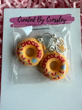 Load image into Gallery viewer, Doughnut Clip On Earrings
