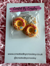 Load image into Gallery viewer, Doughnut Clip On Earrings
