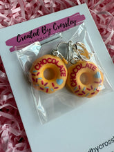 Load image into Gallery viewer, Doughnut Clip On Earrings
