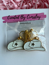 Load image into Gallery viewer, Cowboy Hat Clip On Earrings
