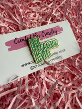 Load image into Gallery viewer, “Me? Sarcastic? Never” Pin Badge
