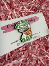 Load image into Gallery viewer, “How thyme flies” Plant Pin Badge

