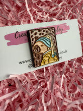 Load image into Gallery viewer, Capybara Painting Pin Badge
