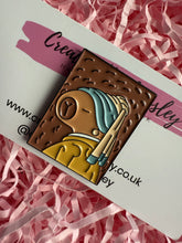 Load image into Gallery viewer, Capybara Painting Pin Badge
