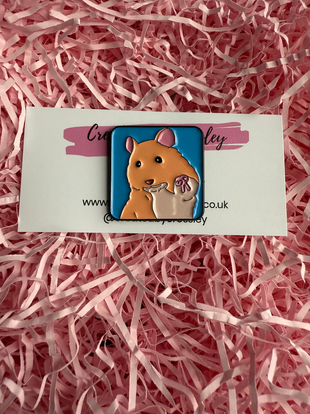 Hamster Pin Badge
