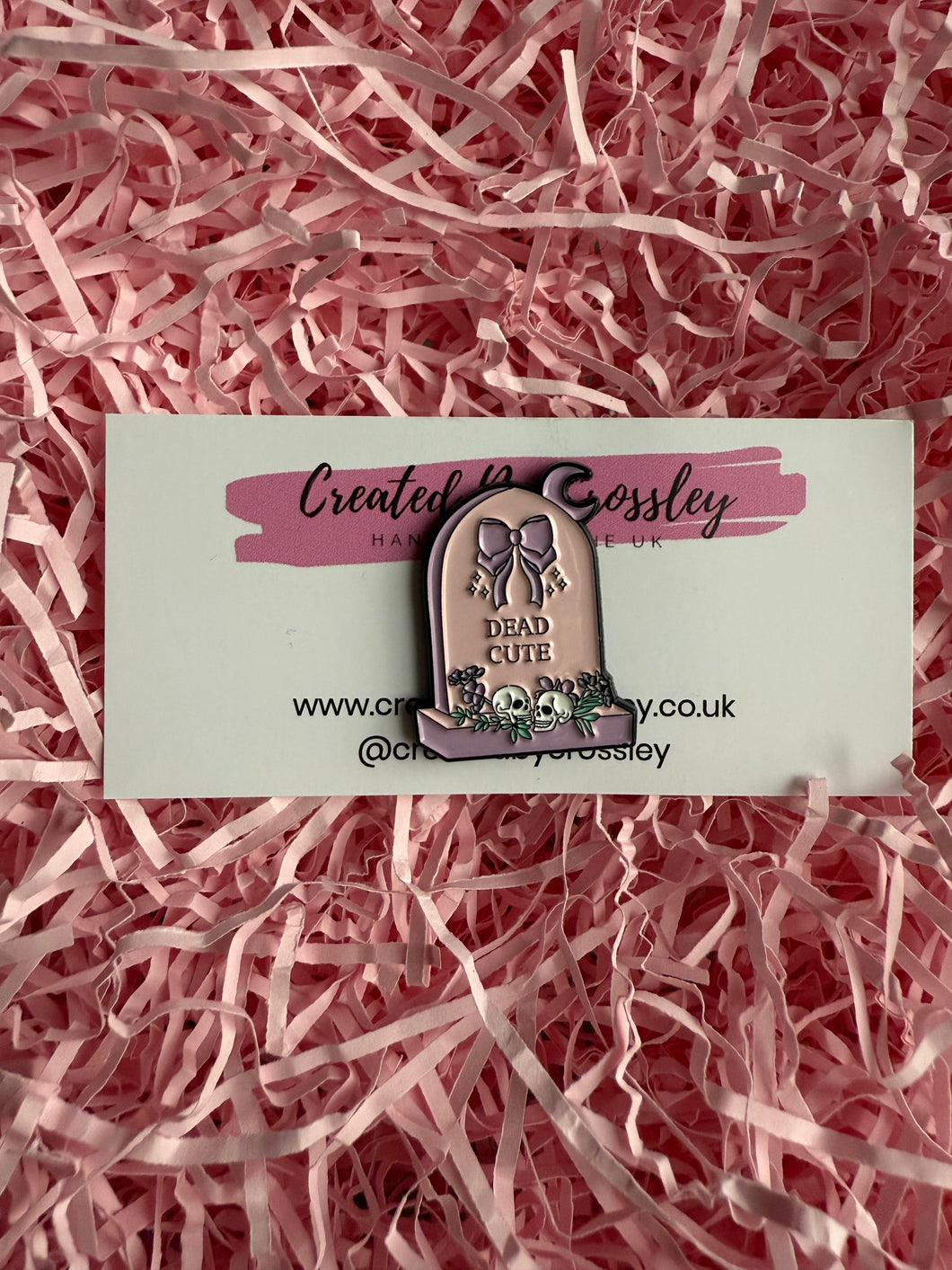 “Dead cute” Grave Pin Badge