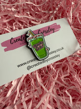 Load image into Gallery viewer, Matcha Girlie Pin Badge
