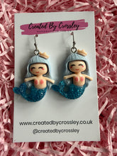 Load image into Gallery viewer, Mermaid Charm Earrings
