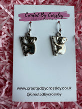Load image into Gallery viewer, Koala Charm Earrings
