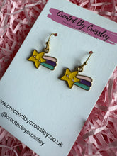 Load image into Gallery viewer, Happy Shooting Star Charm Earrings
