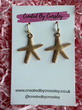 Load image into Gallery viewer, Starfish Charm Earrings
