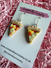 Load image into Gallery viewer, Cheese Pizza Charm Earrings
