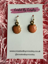 Load image into Gallery viewer, Pink Shell Charm Earrings
