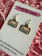 Load image into Gallery viewer, Cassette Charm Earrings
