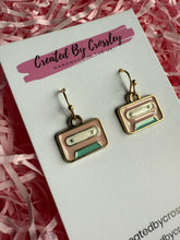 Load image into Gallery viewer, Cassette Charm Earrings
