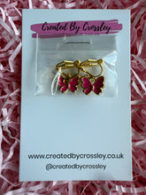 Load image into Gallery viewer, Mini Butterfly Clip On Earrings
