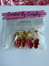 Load image into Gallery viewer, Mini Butterfly Clip On Earrings
