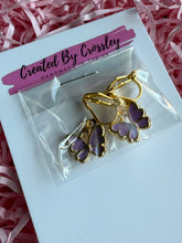 Load image into Gallery viewer, Mini Butterfly Clip On Earrings
