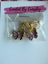 Load image into Gallery viewer, Mini Butterfly Clip On Earrings
