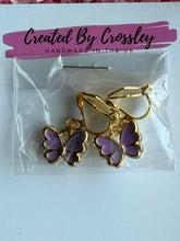 Load image into Gallery viewer, Mini Butterfly Clip On Earrings
