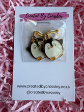 Load image into Gallery viewer, Happy Penguin Clip On Earrings
