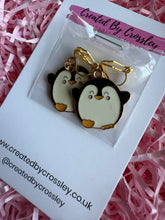 Load image into Gallery viewer, Happy Penguin Clip On Earrings
