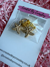 Load image into Gallery viewer, Starfish Clip On Earrings
