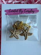 Load image into Gallery viewer, Starfish Clip On Earrings
