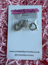 Load image into Gallery viewer, Bubble Heart Clip On Earrings

