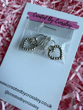 Load image into Gallery viewer, Bubble Heart Clip On Earrings
