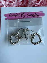 Load image into Gallery viewer, Bubble Heart Clip On Earrings
